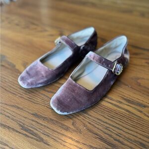 Sam Edelman Velvet Blush Mary Jane Flats